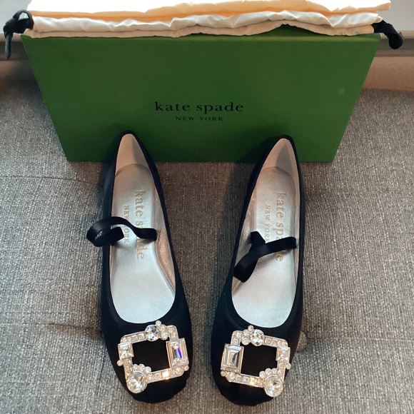 kate spade new york Women's Renata Mary Jane Ballet Flats, size 8.5 - Picture 1 of 12